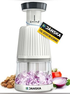 JANSKA White Electric Food Chopper - Kitchen Tool